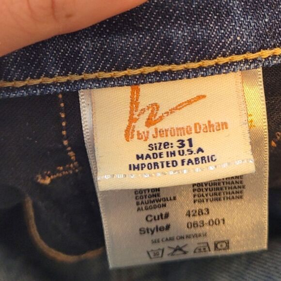 Citizens of Humanity Dark Wash Y2K Kelly Low Waisted Crop Jeans - Picture 6 of 7